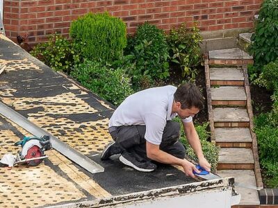 Flat roof extension Epsom